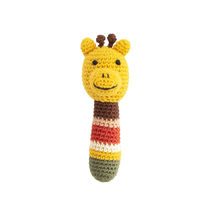 Hochets animaux au crochet Jungle Assortiment de 5 modèles