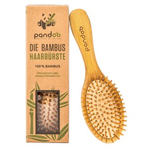 Haarbürste aus Bambus | mit Naturborsten