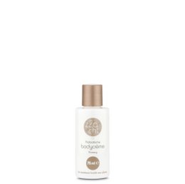 Soft, floral-scented body cream in a 75ml bottle. Contains natural ingredients for nourishing and hydrating skin.