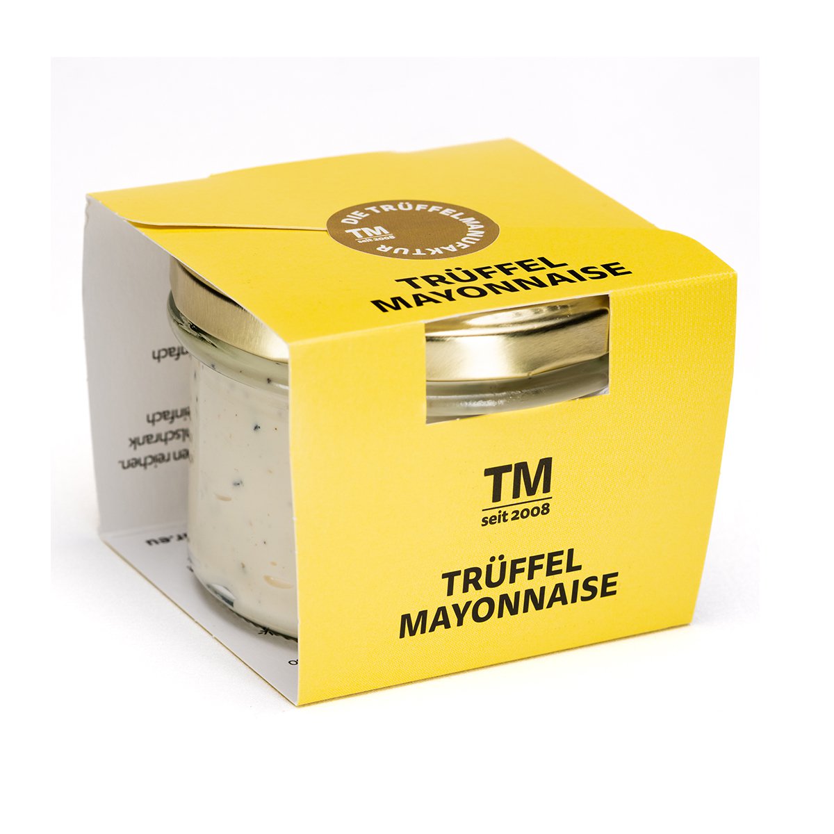 TRÜFFEL MAYONNAISE mit 10% Trüffel, vegan, 180 g