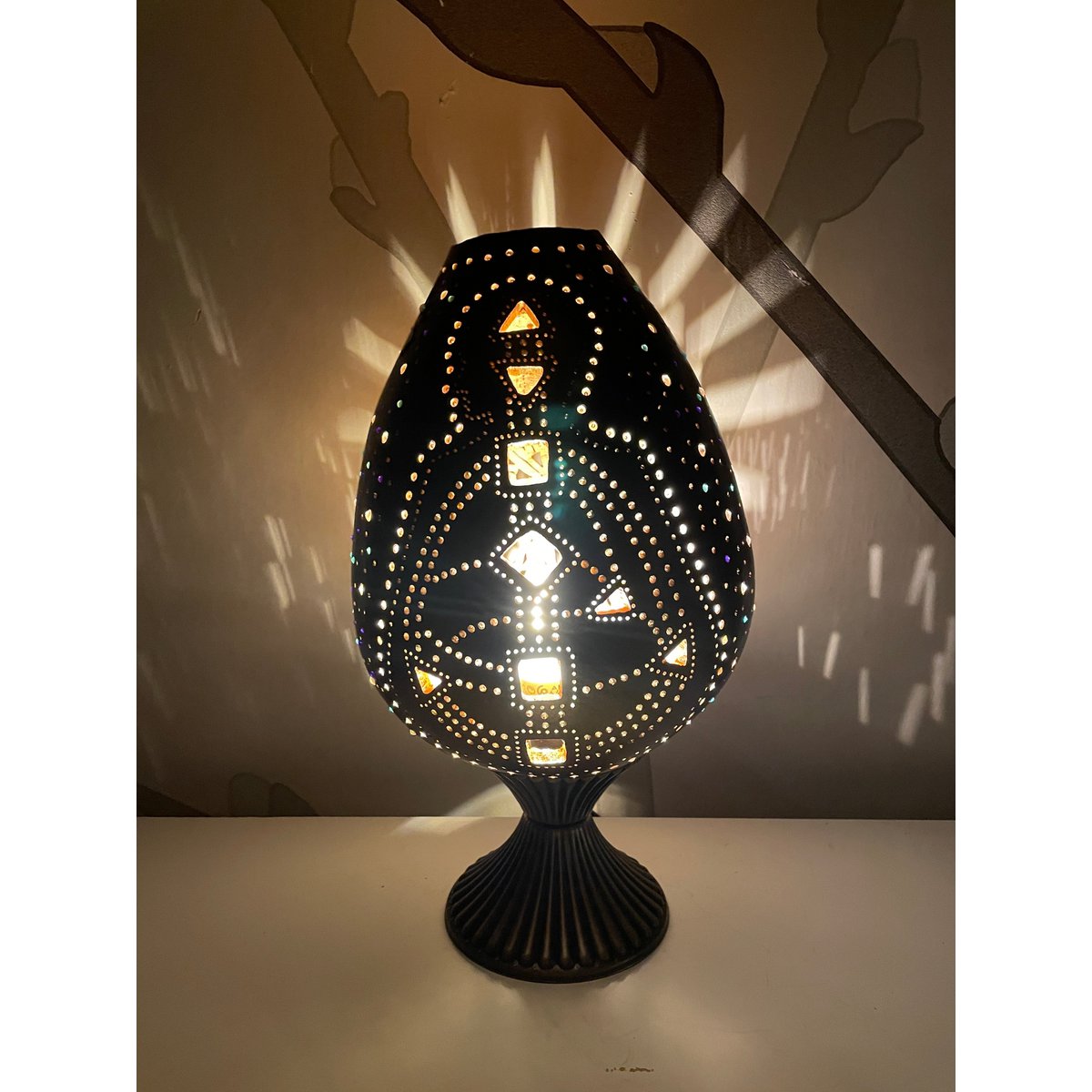 Lampa z tykwy - projekt ludzki 2