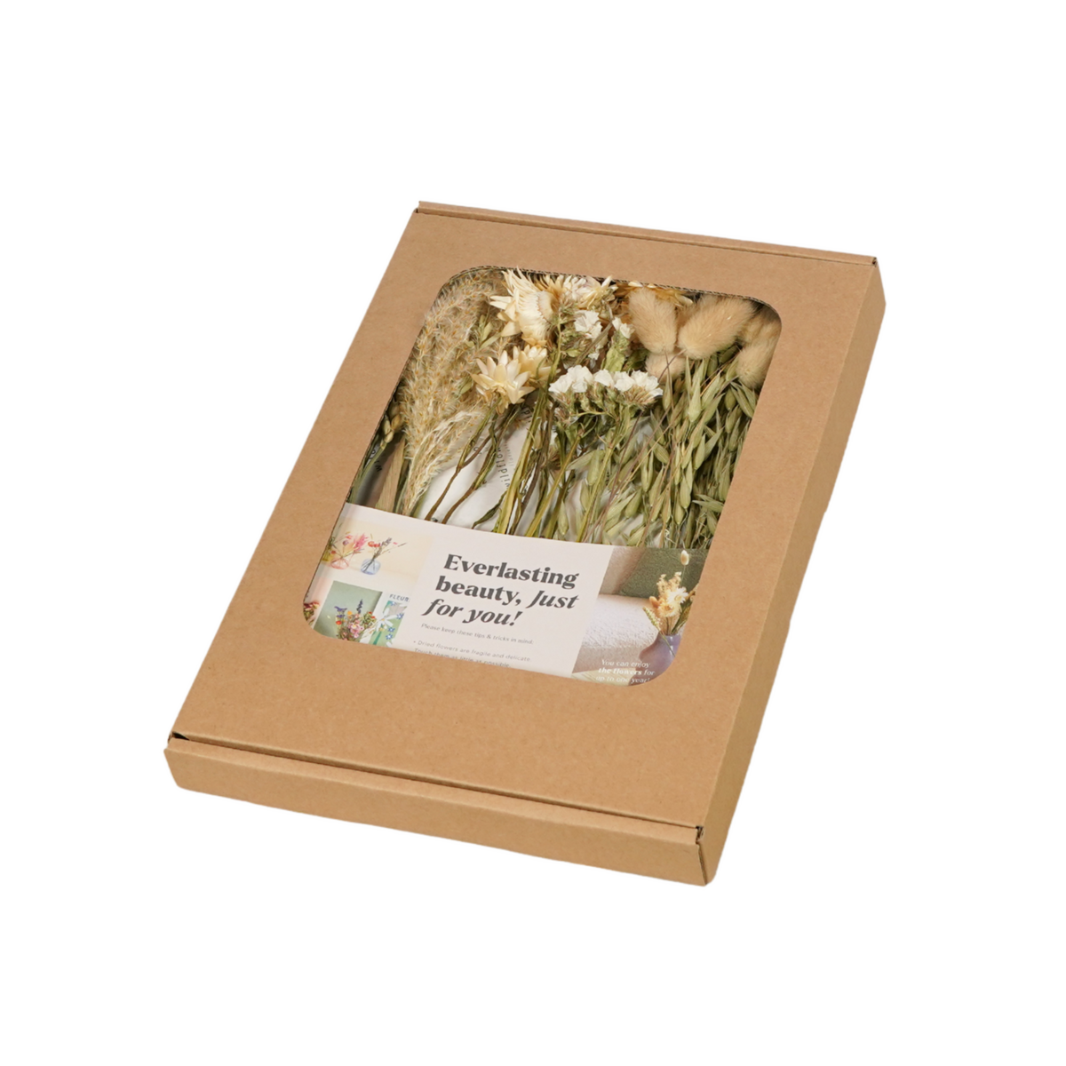 Giftbox - Dried Flowers in Letterbox - Natural
