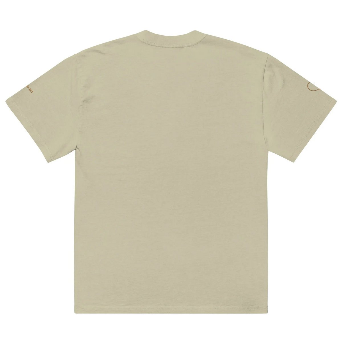 Boldly You Oversized falmet t-shirt med gammelt guldbroderi