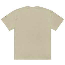 Boldly You Oversized falmet t-shirt med gammelt guldbroderi
