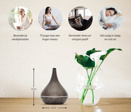Lotus Pro - Dunkles Holz - Aroma Diffusor