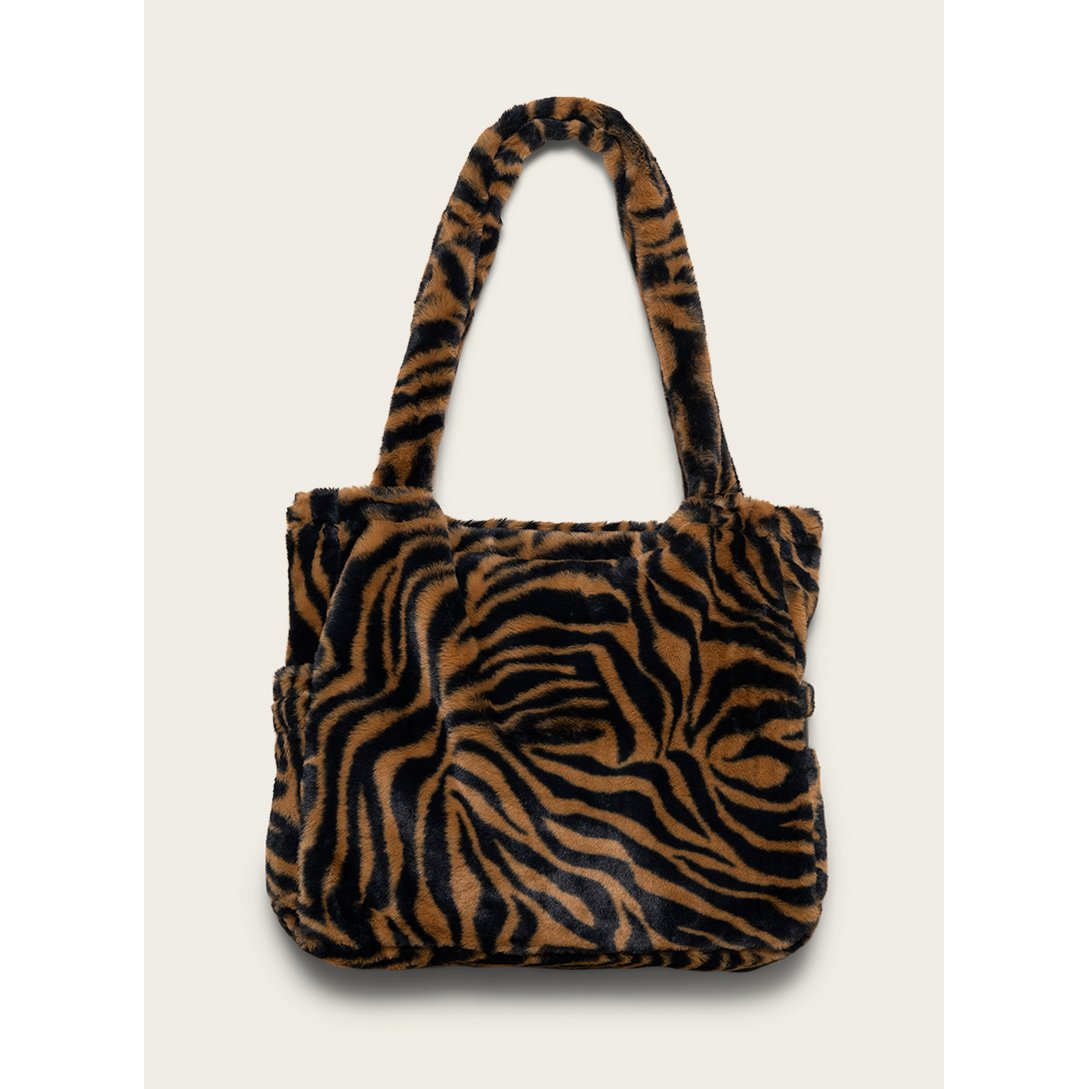 Omay Sac Classique Zèbre Marron