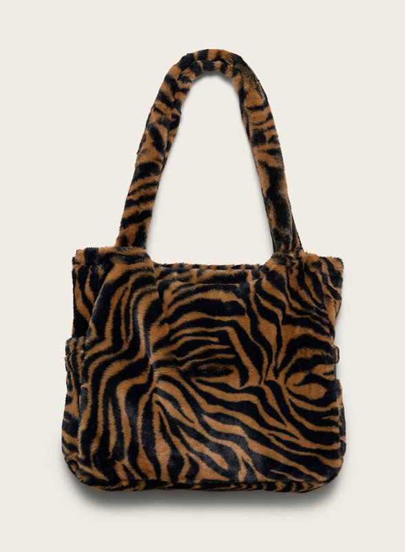Omay Klassisk Taske Zebra Brun
