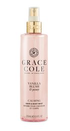A floral-scented body mist with notes of vanilla and peony. Features a light, refreshing formula that hydrates and leaves skin with a soft, glowing finish.