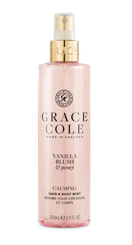 Blush alla vaniglia e spray corpo alla peonia 250 ml