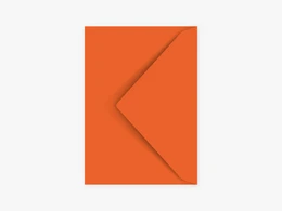 Umschlag / Flourescent Orange