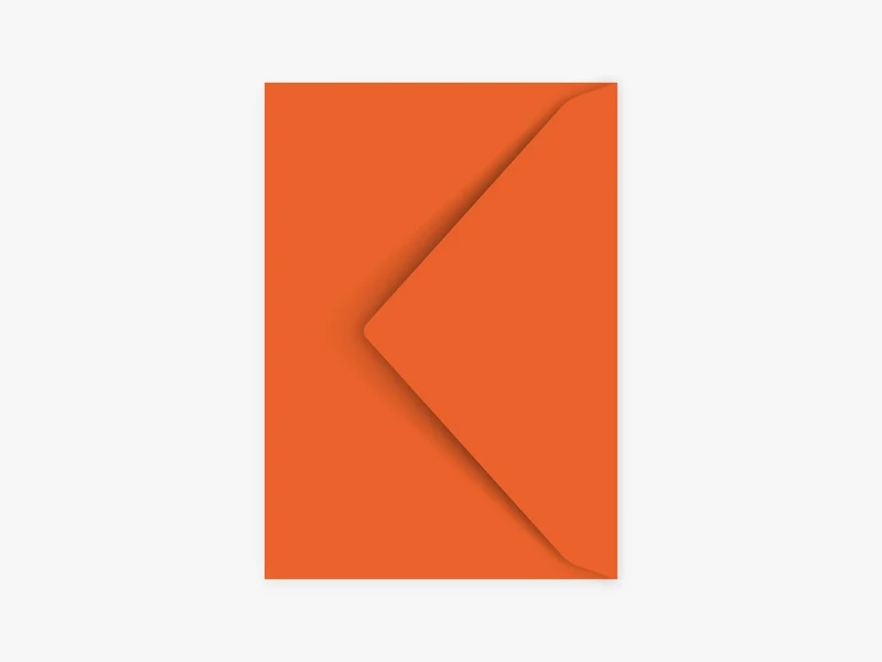 Umschlag / Flourescent Orange