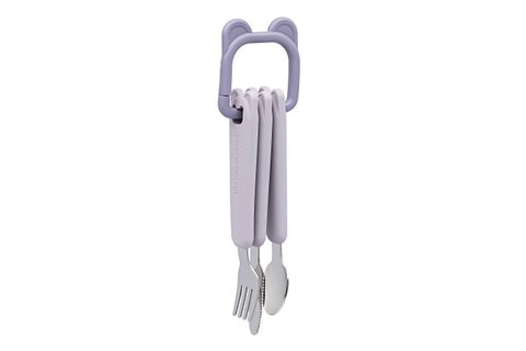 Besteckset mit Loop Flieder