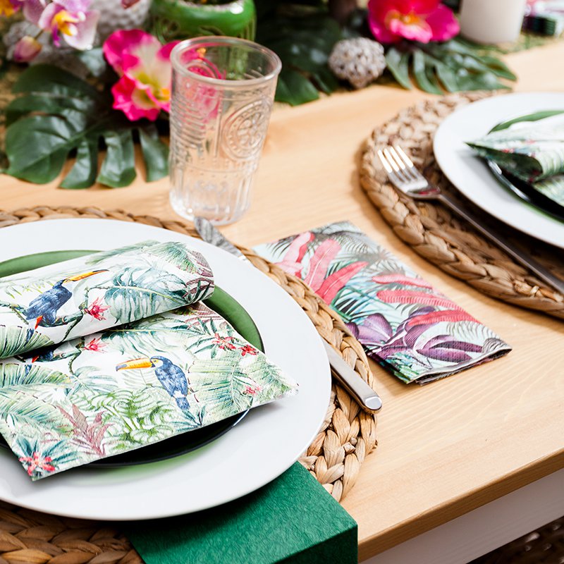 "Tropical Plants" napkins