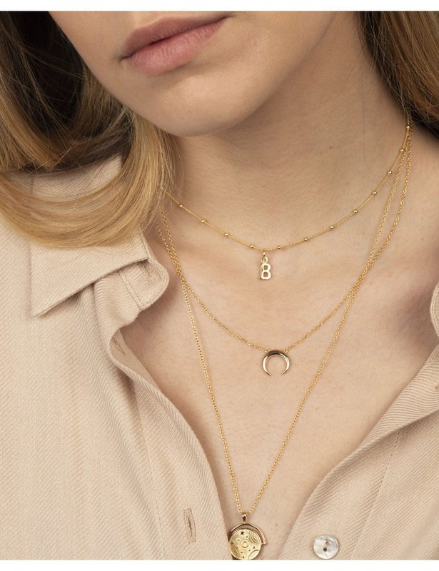 Crescent necklace
