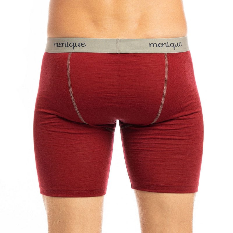 Herre Merino 160 boxershorts Royal Cherry