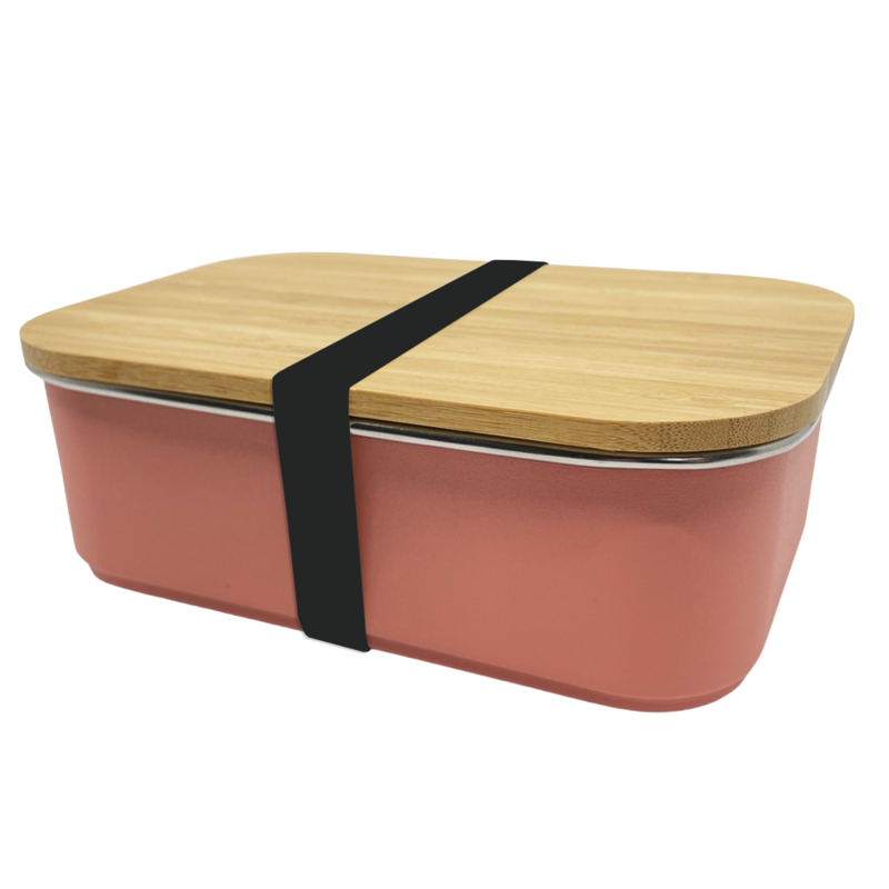 Silicone elastic lunch box (set) -Black