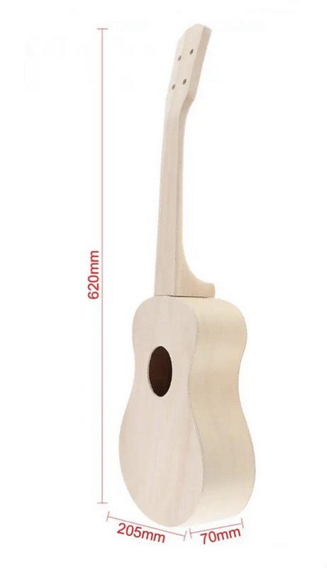 23 inch concert ukulele to paint yourself