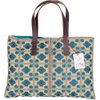 Clara embroidered burlap