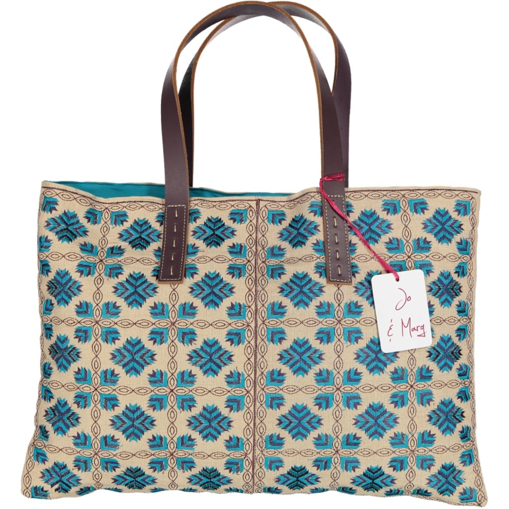 Clara bestickte Sackleinen