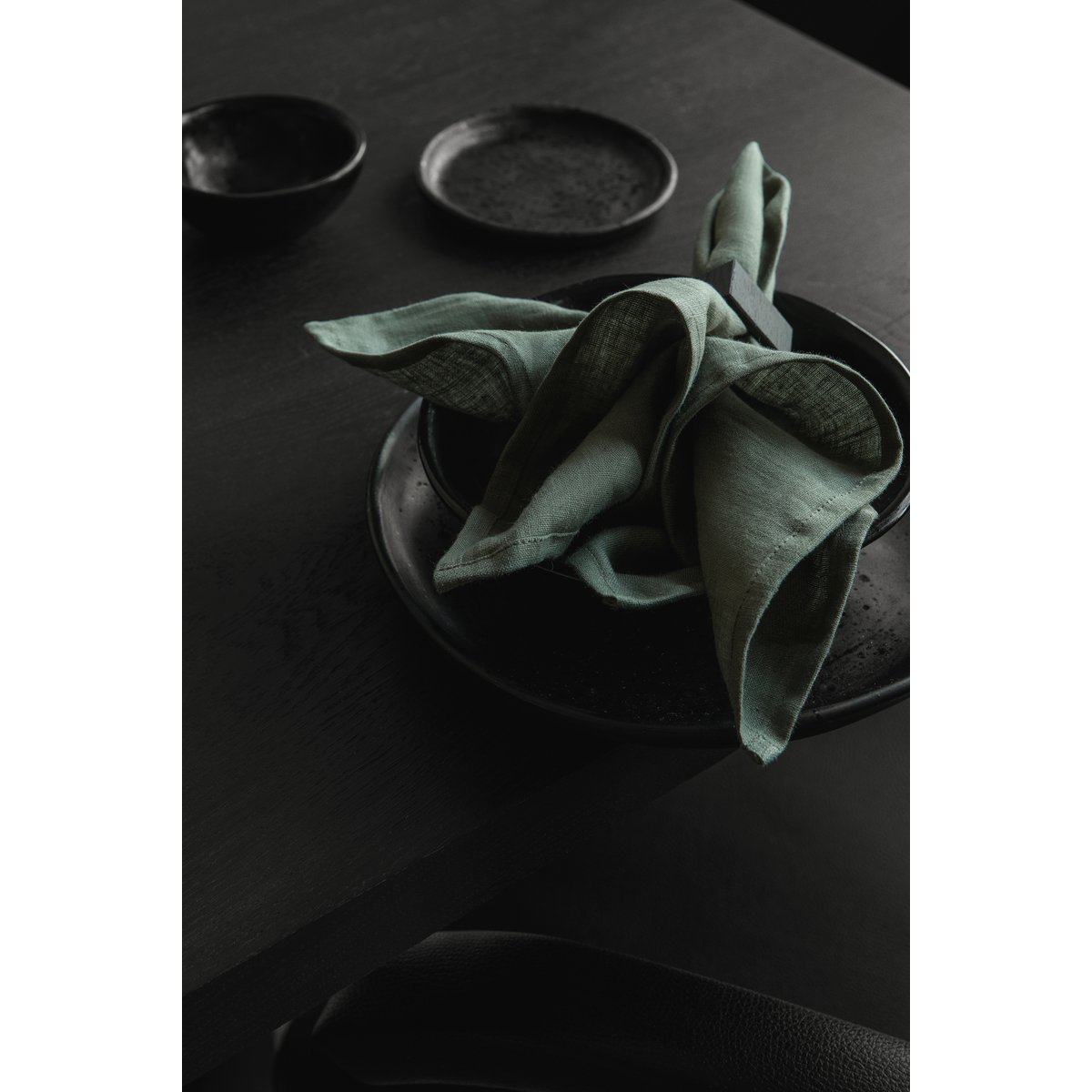 Tovaglioli Nordic Moss Green (set da 2) / 100% lino