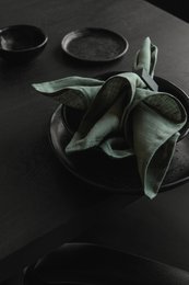 Napkins Nordic Moss green  (set of 2) / 100% linen