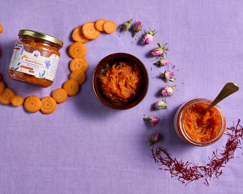 Wortel Wonder Sharing is Caring bundel - 1 grote pot (212g) en 3 mini's (40g)