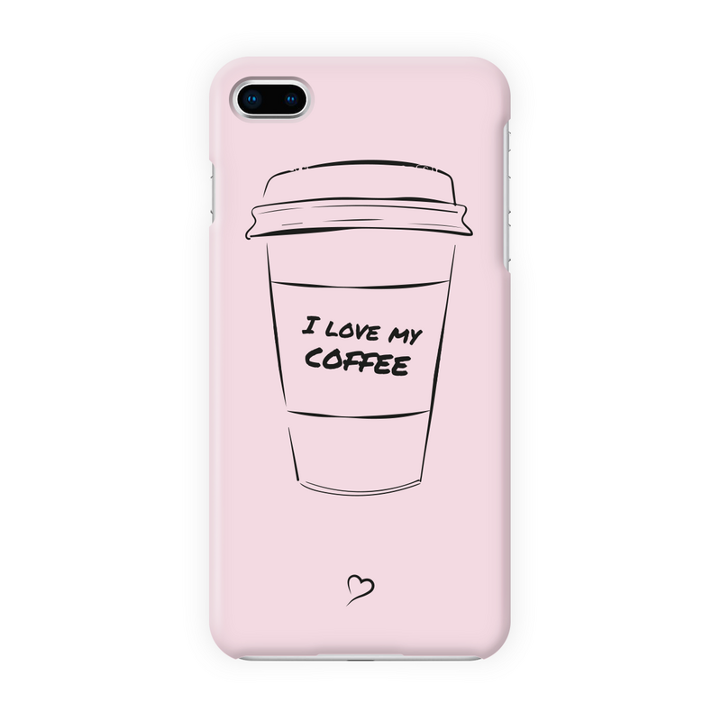 Amo il mio caffè Cover per iPhone ecologica