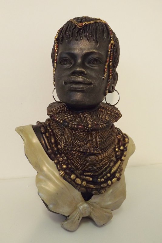 Bust afrikansk mand