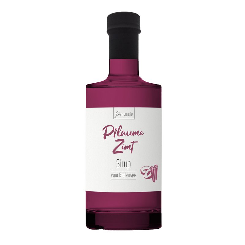ØKOLOGISK blomme kanelsirup 350ml - nydelse fra Bodensøen