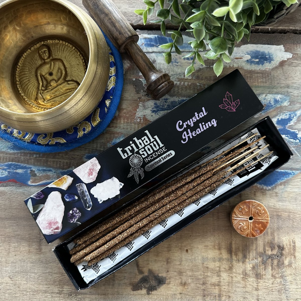 Tribal Soul Spiritual Incense Sticks and Ceramic Holder