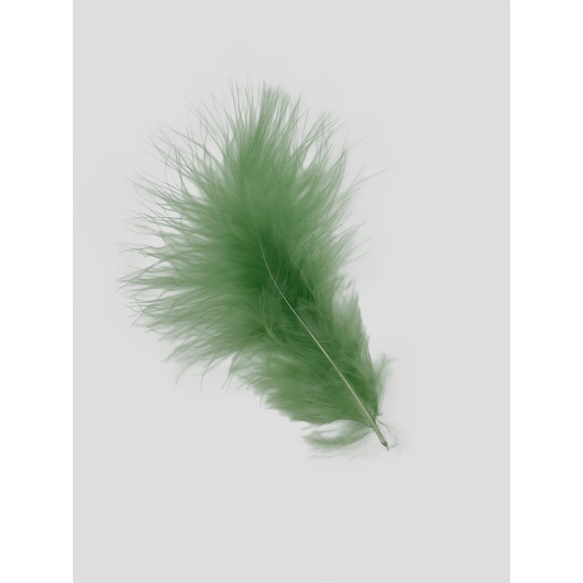 Marabut 12-15cm pastelowy szary