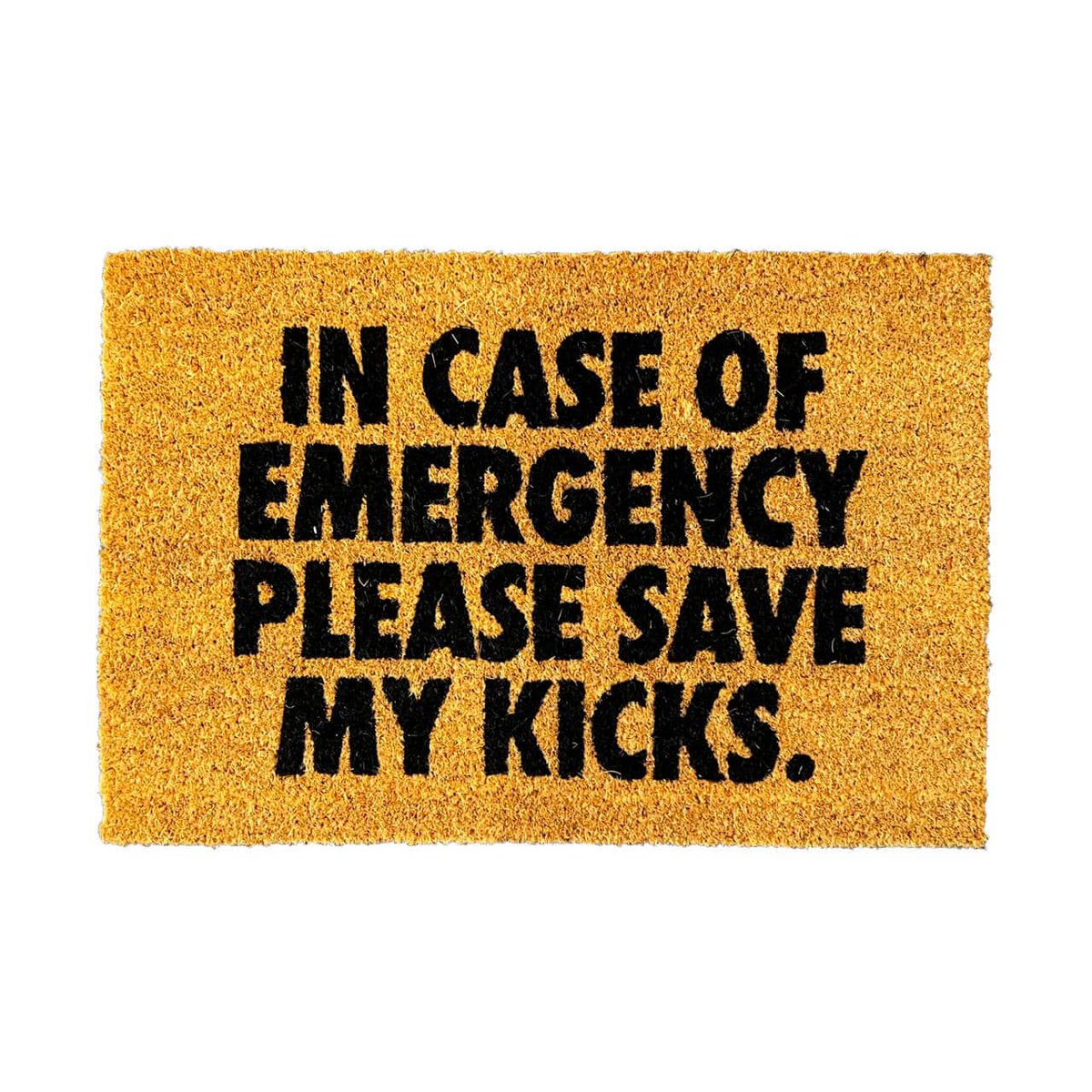 Coconut doormat - emergency
