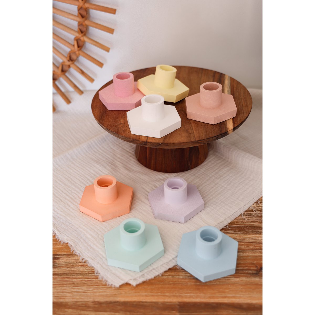 Candlestick hexagon