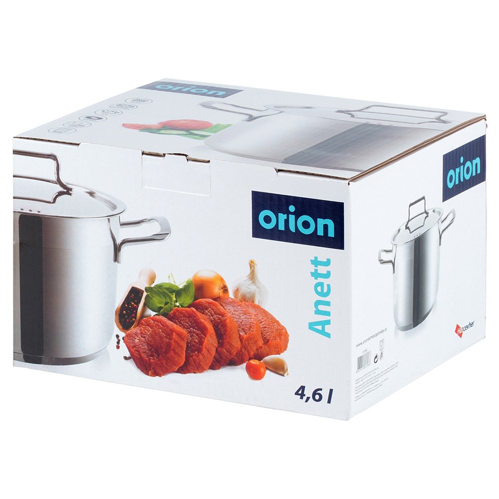 Pot Steel with Lid ANETT 20 cm, 4.6 l