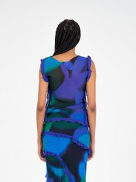 Marine fantasieblouse