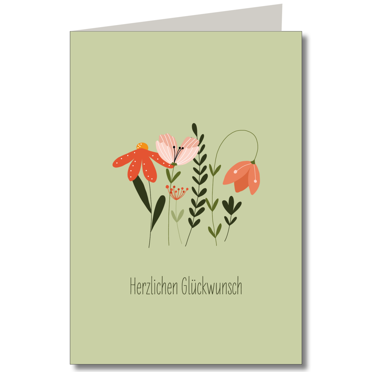Green spring meadow