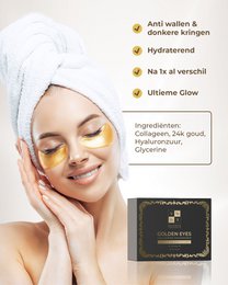 Masque pour les yeux au collagène en or 24 carats 12 paires