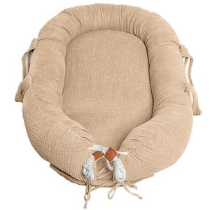 BIO muslin cotton NEWBORN NEST Beige