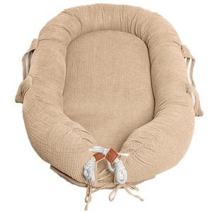 BIO muslin cotton NEWBORN NEST Beige