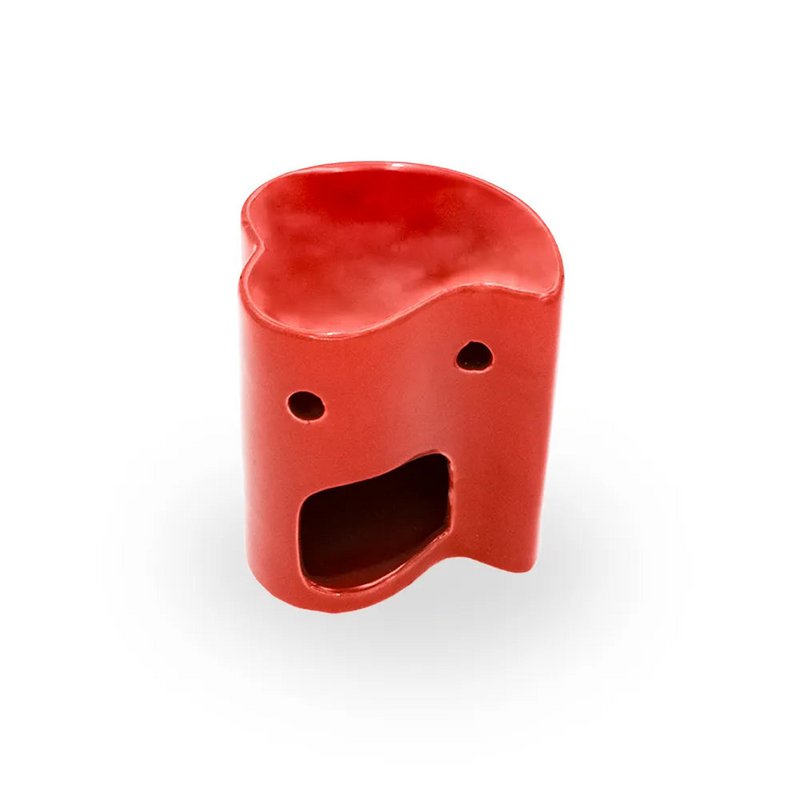 Profumo di cuore rosso bruciante