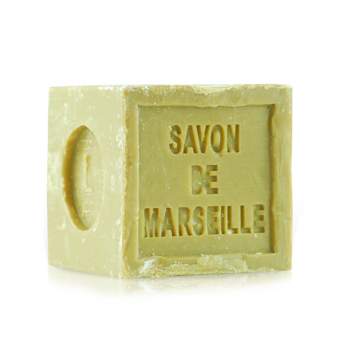 Traditionelle Marseiller Seife 100 % Olivenöl. Ohne Parfüm oder Konservierungsmittel. Würfel 300g