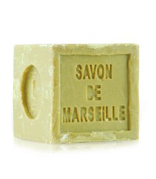 Sapone tradizionale di Marsiglia 100% olio d'oliva. Senza profumo né conservante. Cubo 300 g