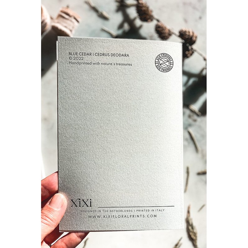 Ik wens je een heel gelukkig jaar - kerst / winter botanische kaarten - door de natuur geïnspireerde kaarten