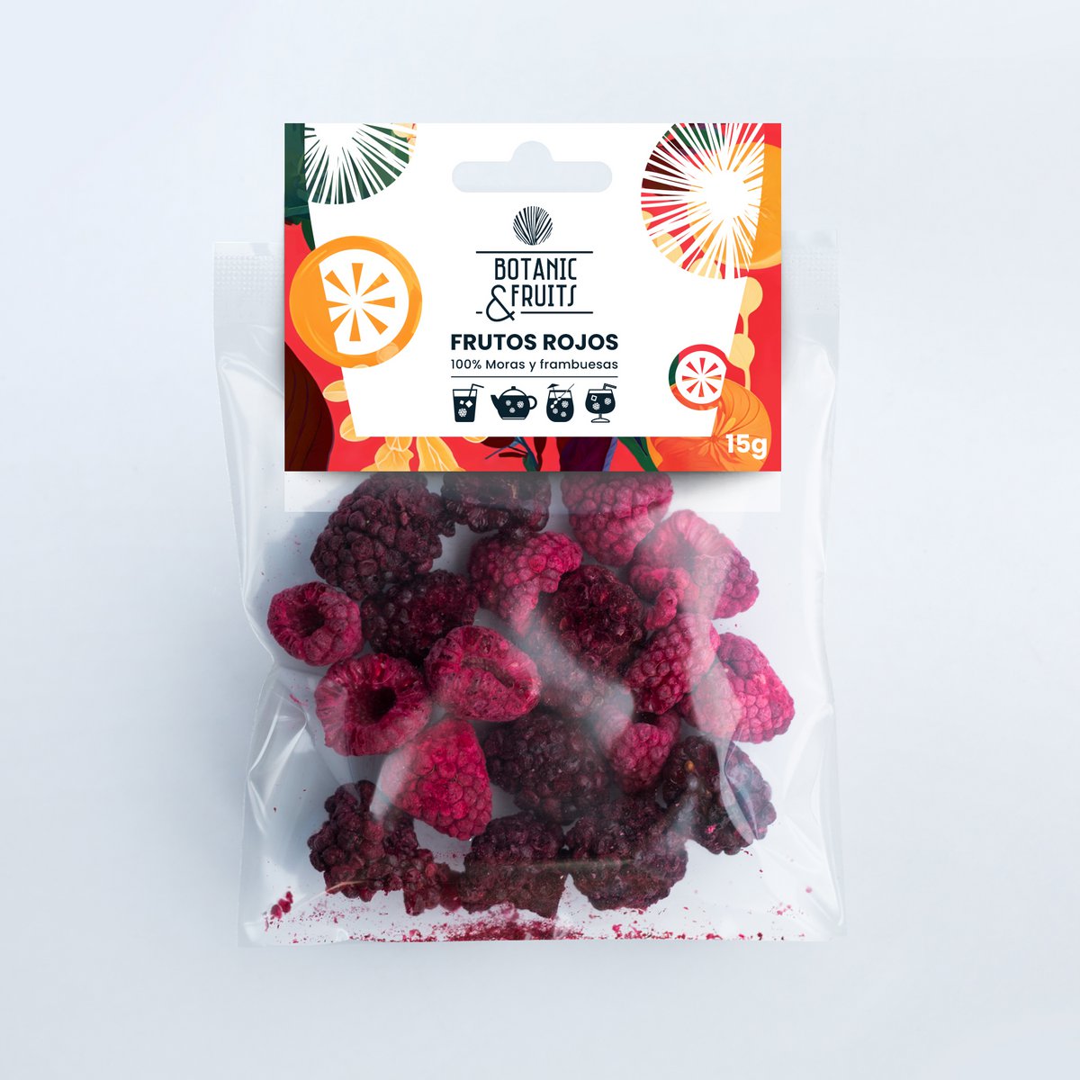 MiniBag 15g – Gevriesdroogde frambozen en bramen