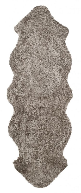 Curly 2-set sheepskin_Light Brown
