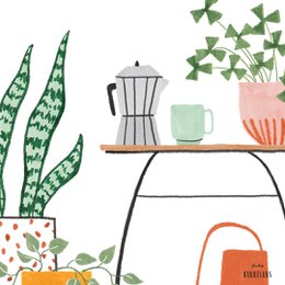 Postkaart | Planten en Koffie