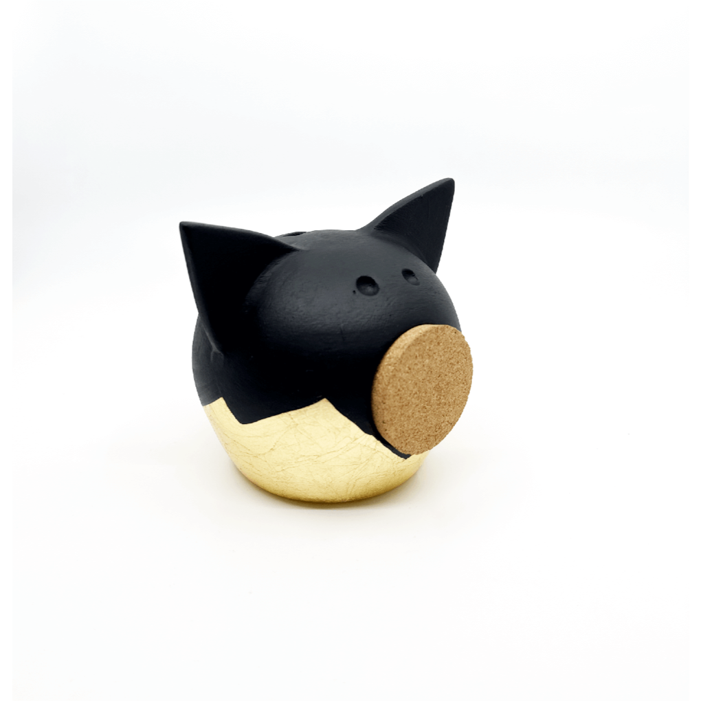 Banque de piggy d'or divisée