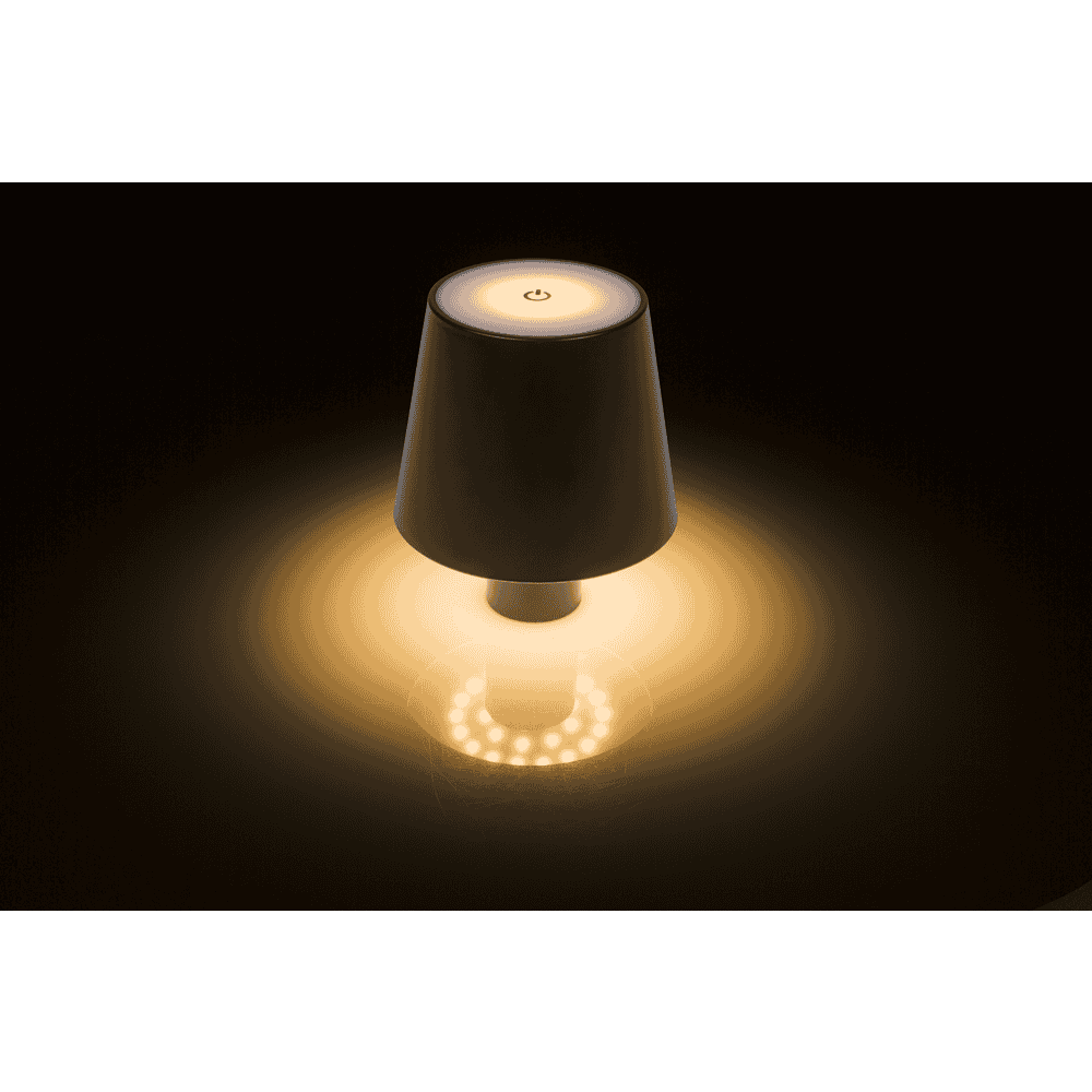 LED-Flaschenlampe, schwarz, 3 Modi (an/aus/dimmbar),