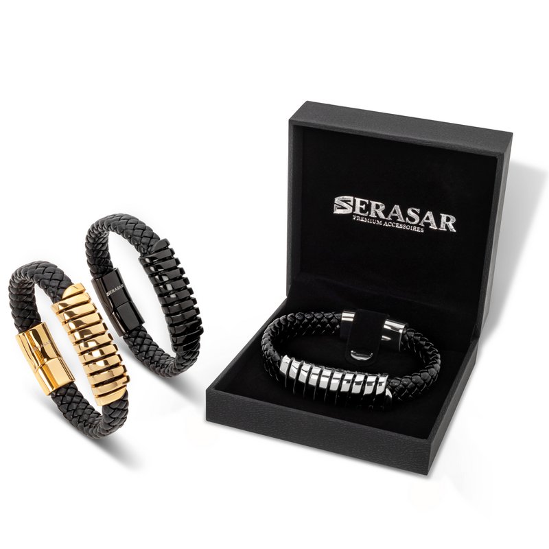 Pulsera de cuero "Helix"