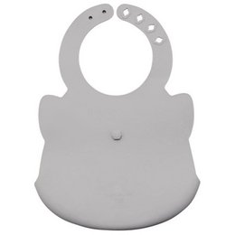 Baby bib for babies from 4 months in silicone with animals for weaning and feeding